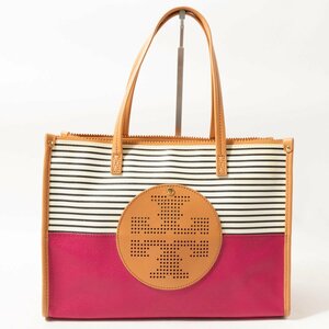 TORY BURCH トリーバーチ トートバッグ ハンドバッグ マルチカラー ロゴ 綺麗め カジュアル 手持ち マチあり bag 鞄 婦人 女性 レディース