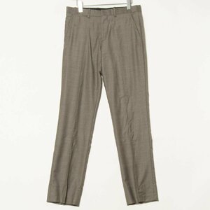 Theory セオリー サイズ30 パンツ ボトムス スラックス ウールカシミヤ ブラウン系 センタープレス メンズ 秋冬 古着 紳士 上品