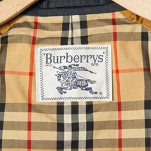 【1円スタート】Burberrys バーバリー テーラードカラートレンチコート アウター 綿100％ ヴィンテージ トラッド 春秋 ネイビー 紺 9AR_画像7