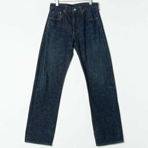 Levi's リーバイス 502-XX 復刻モデル 140周年記念 デニムパンツ ジーンズ 綿100％ 赤耳 セルビッジ ジップフライ 5ポケット 青 32 日本製