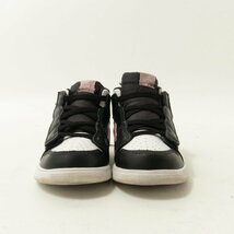 NIKE ナイキ AT4613-103 ジョーダン 1 MID ALT キッズ スニーカー ブラック 黒 ホワイト ピンク 15cm 子供靴 カジュアル ゴム紐 シューズ_画像4