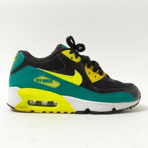 NIKE AIR MAX 90 MESH ナイキ エアマックス メッシュ ランニングシューズ スニーカー 靴 833418-004 23cm ブラック グリーン イエロー