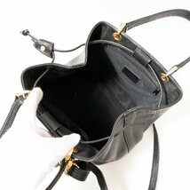 PELLE BORSA ペレボルサ 2WAY レザー ショルダーバッグ ハンドバッグ 鞄 斜めがけ ファッション小物 ブラック 黒 綺麗め カジュアル_画像7