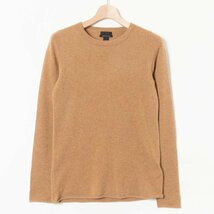 J.CREW トップス ジェイクルー 長袖ニットプルオーバー ブラウン系 シンプル カシミヤ100% イタリアンカシミヤ 着まわし 上質素材 秋冬 S_画像1