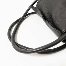 B.stuff ハンドバッグ ビースタッフ レザー ブラック 黒 シンプル ベーシック ミニサイズ 手持ち マグネット開閉 bag 鞄 婦人 レディース_画像6