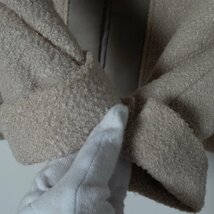 EVEX by KRIZIA エヴェックスバイクリツィア レディース 女性 ウールジャケット 40 L ベージュ パイピング 裏地あり レーヨン混 きれいめ_画像7