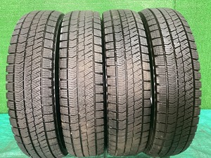 BS ブリヂストン VRX2 155/80R13 2017年製 冬タイヤ スタッドレスタイヤ 4本セット A8-2 EM