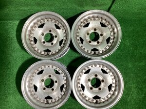 CENTER LINE センターライン 15インチアルミホイール 7.0J 実測値-15 5H PCD127 4本セット K2-4 YM