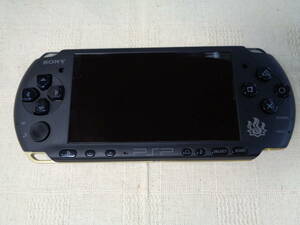 PSP PSP　モンスターハンターポータブル 3rd ハンターズモデル PSP-3000MHB　動作確認済み　本体のみ　中古・難あり品　