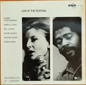 ENJA 西独オリジナル盤　Live at The Festival　Bill Evans　Karin Krog　Archie Shepp　Bobby Hutcherson　ビル エバンス　