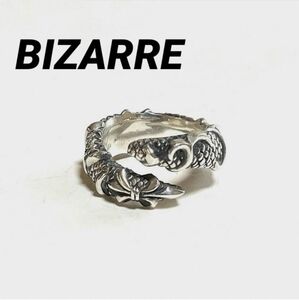 BIZARREビザール 龍 リリーモチーフ 925 SILVERリング 約18号