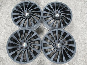 【アルファロメオ　ジュリエッタ】18X7.5J+41　5/110　ALFA-ROMEO　純正ホイール　156093273　【マッドブラック塗装】　正規品