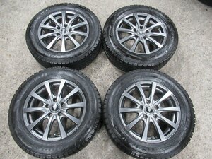 『アルファード　ステージア』スタッドレスset　16X6.5J+38　5/114.3　MANARAY　SPORT　【205/65R16】GY　アイスナビ6　　2019年製　9分