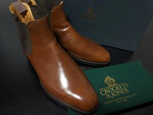 美品 クロケット＆ジョーンズ 7.5E CROCKETT&JONES BEAMS別注 サイドゴアブーツ 箱付 6901