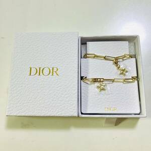 1円〜 新品 未使用Christian Dior クリスチャンディオール ストラップ 【アクティ】ゴールドカラー ロゴ スター 星 チャーム ブランド