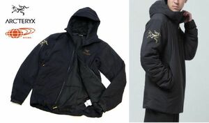 ARC’TERYX × BEAMS 別注 BEAMS LOGO ATOM AR HOODY アークテリクス×ビームス アトム 中綿フードジャケット ブルゾン ブラック M S-9