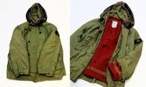 ARCHIVE 初期 80S STONE ISLAND ICE JACKET N-3B TYPE タグ ヴィンテージ ストーンアイランド ライナー付 ミリタリージャケットN-2B L J-15_画像6