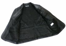 国内正規品 美品 SUPREME 19SS LEATHER BLAZER シュプリーム レザーブレザー テーラードジャケット jacket 黒 ブラック M JZ-18_画像5