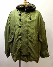 ARCHIVE 初期 80S STONE ISLAND ICE JACKET N-3B TYPE タグ ヴィンテージ ストーンアイランド ライナー付 ミリタリージャケットN-2B L J-15_画像4