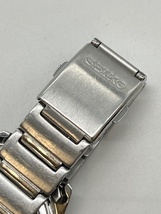 NS33023【人気商品】 SEIKO V172-0AP0 セイコー スピリット クロノグラフ ソーラー デイト メンズ 腕時計 黒文字盤 ステンレス ■_画像6