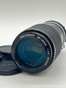 NS33035■ Nikon Zoom NIKKOR 80-200mm 1:4.5 ニコン ズーム レンズ ニッコール 一眼レフ カメラ用 キャップ フィルター付 ■