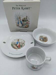 N33450 Peter Rabbit gift tableware porcelain peter rabbit ticket Tackey *f ride *chi gold cup bowl glass set 