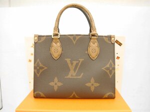 C254T 【本物保証】 ルイヴィトン LOUIS VUITTON オンザゴー PM M46373 ハンド ショルダー 2WAY 未使用品