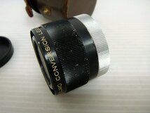 C407 エルモ ELMO レンズ ×1.25 ×0.8 JAPAN CONVERSION LENS レトロ ジャンク_画像2