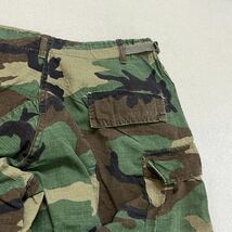 h235 美品 アメリカ 製 RIPSTOP CAMO CARGO PANTS リップストップ カモ カーゴ パンツ USA 迷彩 ARMY アーミー ミリタリー military M_画像3