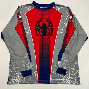 h64 新品 MARVEL スパイダーマン L/S tee XXL PURE HERO SPIDERMAN マーベル ロンT シャツ shirt 蜘蛛