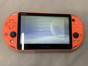 60-y11974-60r PSVITA PCH-2000 ネオンオレンジ 本体のみ ジャンク品 