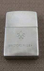 168-Ky11600-60: ZIPPO ジッポー オイルライター 本体のみ 火花確認済 2001年1月製