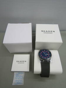 158-Ky11604-60: スカーゲン アナログ 時計 チャコール ステンレス MELBYE SKW6787 SKAGEN 未使用品