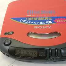 401●同梱NG SONY Discman CDプレーヤー D-145 4.5V 純正 ACアダプター リモコン イヤホン 付き ソニー ポータブル ウォークマン 動作品_画像3