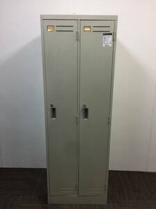 [ Osaka ~]kokyo2 person for locker * key attaching * width 610× depth 515× height 1790* office work supplies * office furniture * secondhand goods * direct pickup or our company flight delivery recommended 