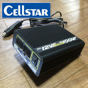 セルスター Cellstar インバーター AC100×2 DC/AC 変換器/inverter 車中泊・キャンプ・アウトドア・充電器