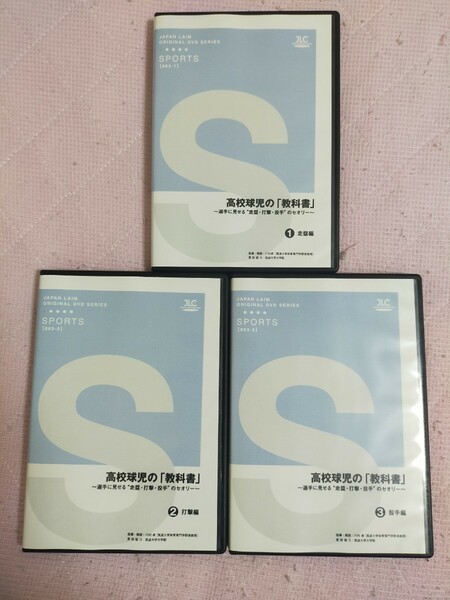 高校球児の「 教科書 」～ 選手に見せる“ 走塁 ・ 打撃 ・ 投手 ”のセオリー ～（全３枚）863-S