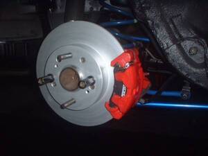 [ prompt decision ]AE86 Levin Trueno HachiRoku N2 280Φ AE101|AE111 rear caliper conversion KIT large diameter exclusive use brake rotor attached Kai power original *