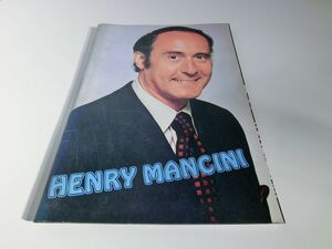 HENRY MANCINI ヘンリー・マンシーニ 日本公演 パンフレット