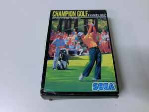 チャンピオン ゴルフ セガ SC-3000 SG-1000 ※箱に破れあり
