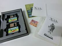 Xak サーク MSX 3.5FD ※FDラベル?がれかけ_画像3