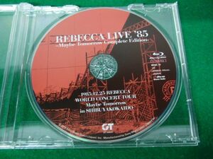 Blu-ray レベッカ REBECCA LIVE ’85 Maybe Tomorrow Complete Edition※ディスクのみ