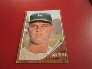 １９６２　TOPPS　＃３４０　DON　DRYSDALE