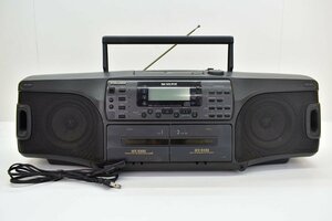 AIWA CSD-SR6 STRASSER 大型 CDラジカセ[アイワ][ラジオカセットレコーダー][RADIO CASSETTE RECORDER][バブルラジカセ][k1]9M