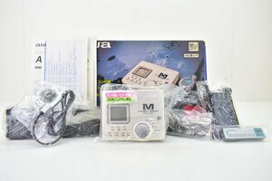 未使用 AIWA AM-HX3 ポータブル MDプレーヤー 付属品 元箱付き[アイワ][MD PLAYER][WALKMAN][ウォークマン]7M