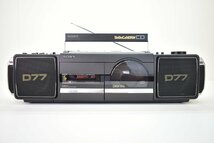 SONY CFD-D77 DoDeCaHORN CD ラジカセ 元箱付き[ソニー][ドデカホーン][ラジオカセットレコーダー][RADIO CASSETTE RECORDER][k1]40M_画像2