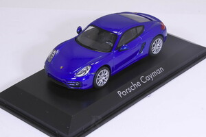 ノレブ 1/43 ポルシェ ケイマン 981 2013 ブルー・メタリック Porsche Cayman 750031