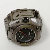 ○T23122206　CASIO　カシオ　MR-G　チタン　右腕用モデル　MRG-120T-1A　ケース入　予備駒　G-SHOCK　黒色文字盤　メンズ　腕時計　動作中_画像4