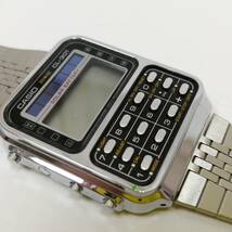 ○T23122210　CASIO/カシオ　カリキュレーター　CL-301　ソーラー　計算機付き　ケース入り　メンズ　腕時計　デッドストック_画像7