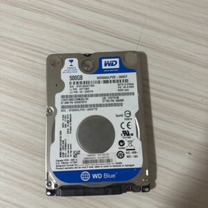 W3:【動作保証/使用0時間】Western Digital　7mm 2.5インチ　HDD　500GB　WD5000LPVX